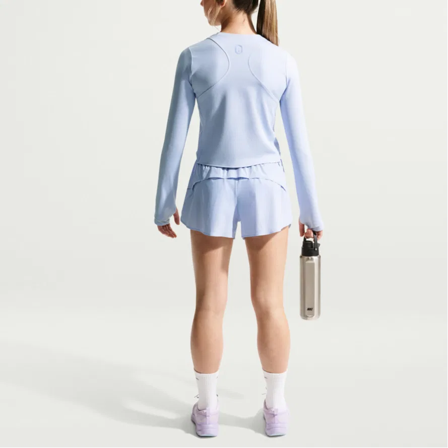Футболка детская с круглым вырезом Nike Blue — фото 3