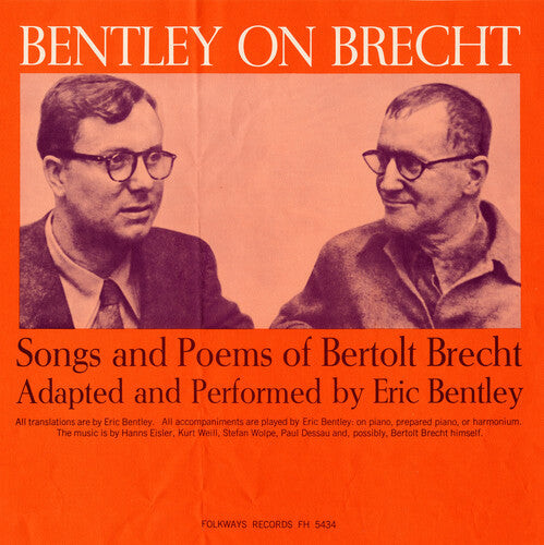

CD диск Bentley, Eric: Bentley on Brecht: Songs & Poems of Bertolt Brecht