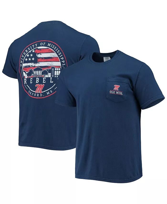 

Мужская темно-синяя футболка Ole Miss Rebels Campus Americana Image One