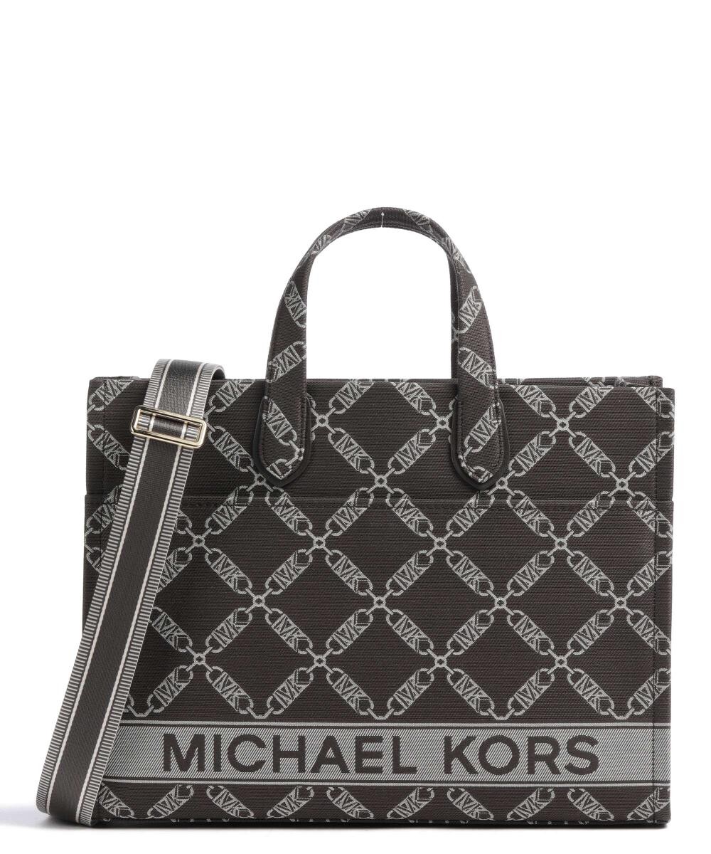 

шоппер Gigi из хлопка Michael Kors, коричневый