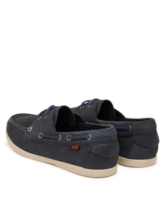 Clarks Туфли Charmouth на шнуровке 26186600, темно-синие — фото 3