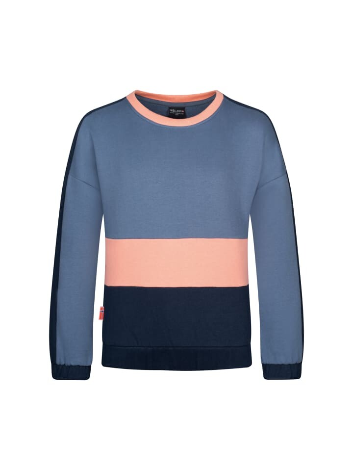 

Пуловер Trollkids Sweatshirt Verdal, цвет lotus blue/dahlia