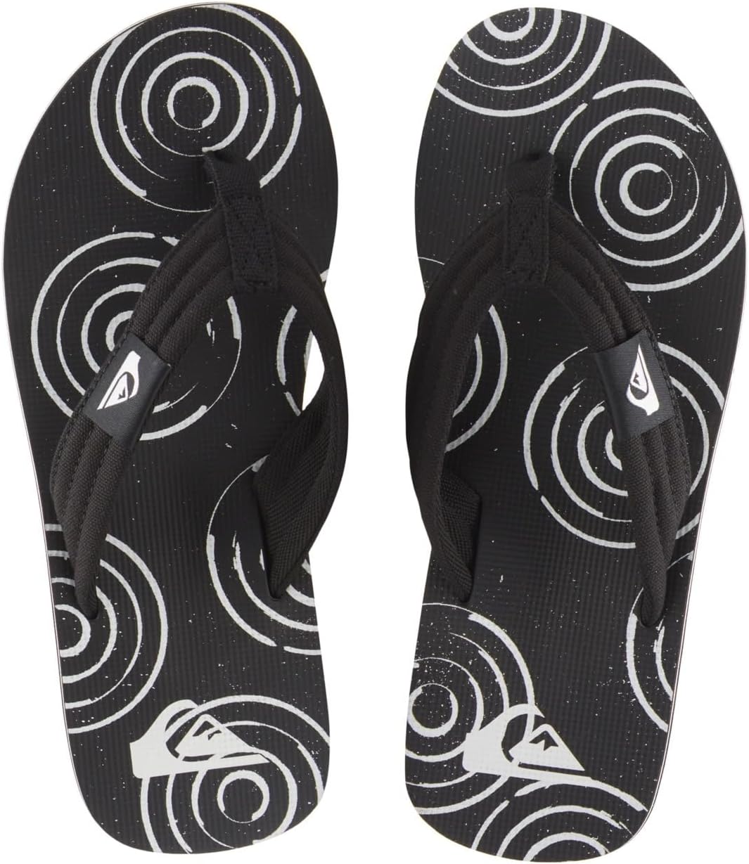 Мужские сандалии Quiksilver Molokai Layback II с трехточечным ремешком, Charcoal — фото 4