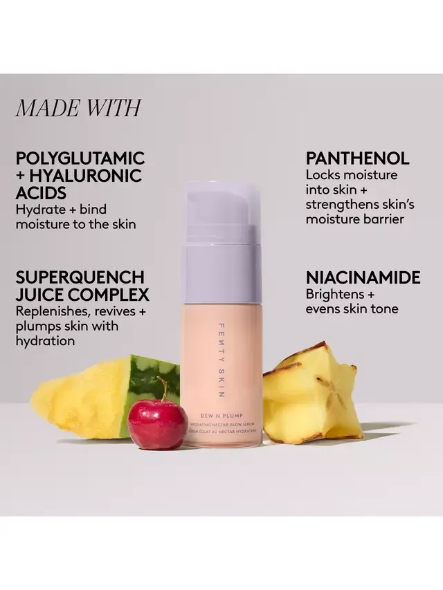 Сыворотка Fenty Beauty — Увлажняющая Skin Dew N Plump Hydrating Nectar Glow Serum, 30 мл — фото 3