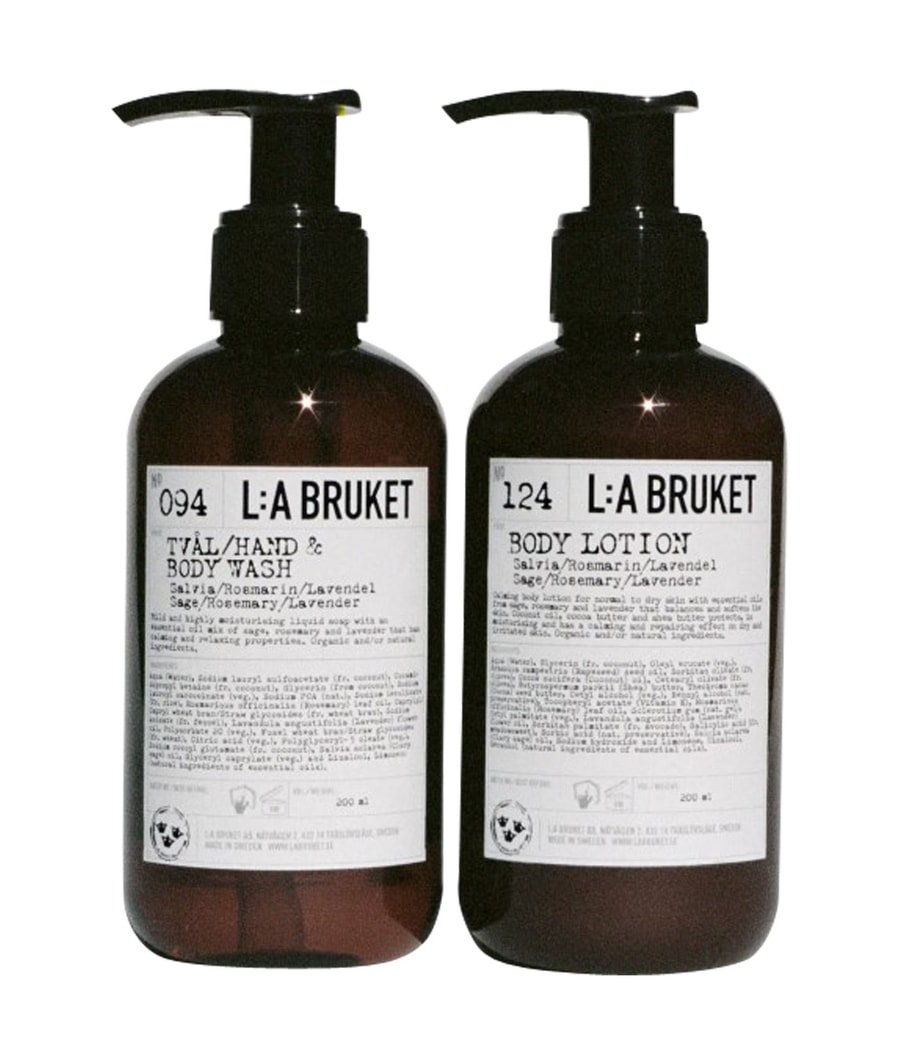 

Набор для ухода за телом L:A Bruket Duo Kit Liquid Soap/Body Lotion Sage/Rosemary/Lavender, 1 шт.