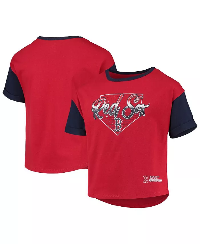 

Футболка Boston Red Sox Bleachers для девочек постарше, красная Outerstuff
