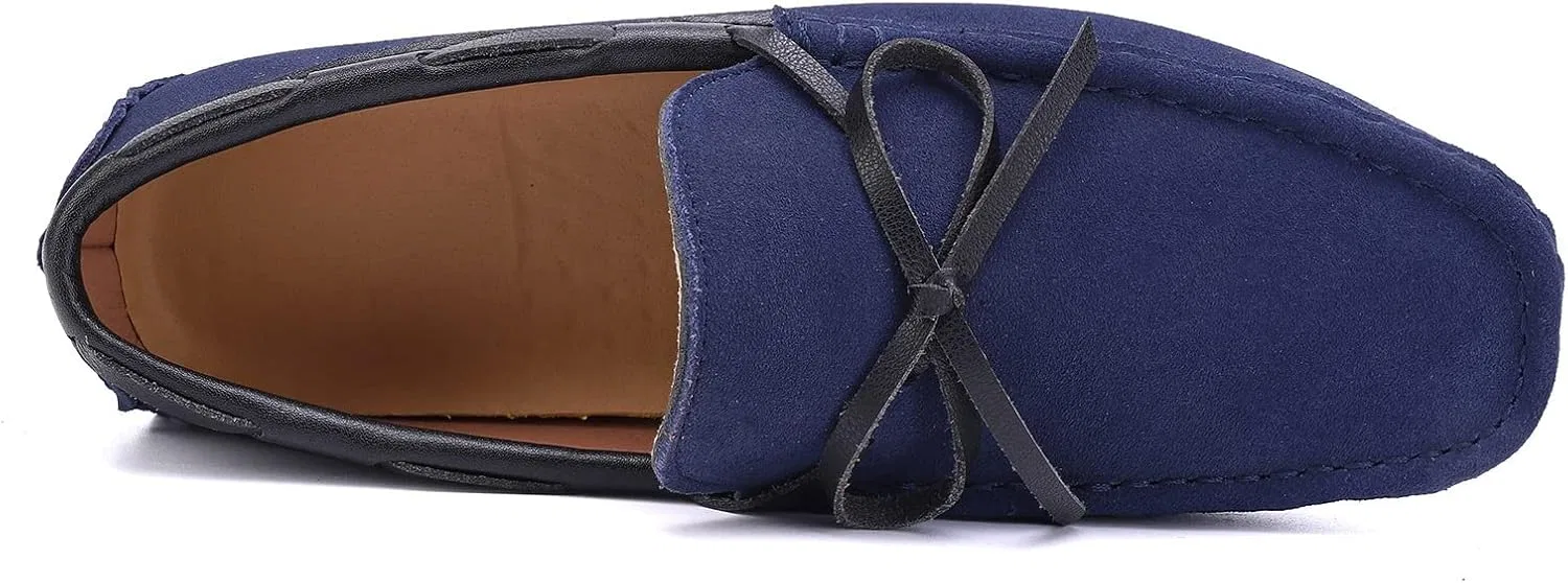 Лоферы мужские, кожа PU, Loafers for Men, Deep Blue SayfuR — фото 4