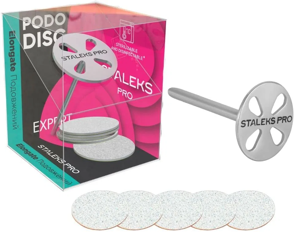 Диск для педикюра STALEKS PRO Podo Disc Base M 20 мм с 5 сменными файлами Staleks Pro