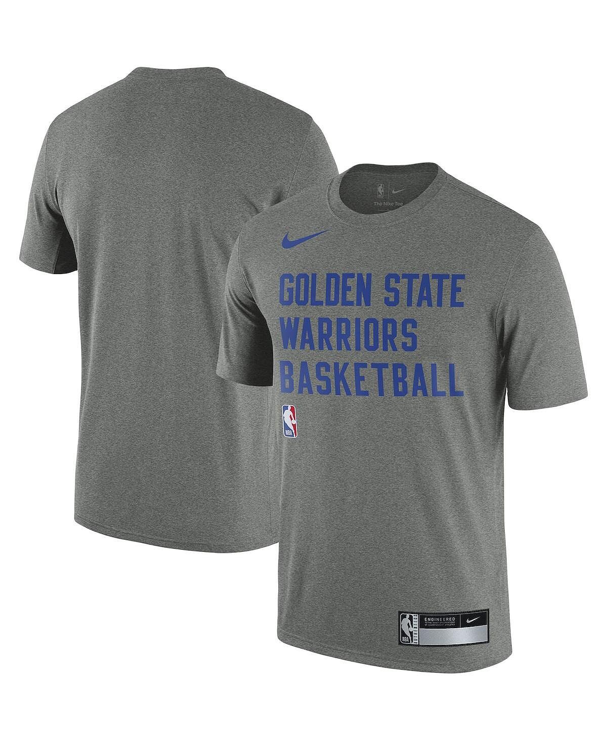 

Мужская футболка Heather Grey Golden State Warriors 2023/24 Sideline Legend Performance Practice Practice Nike