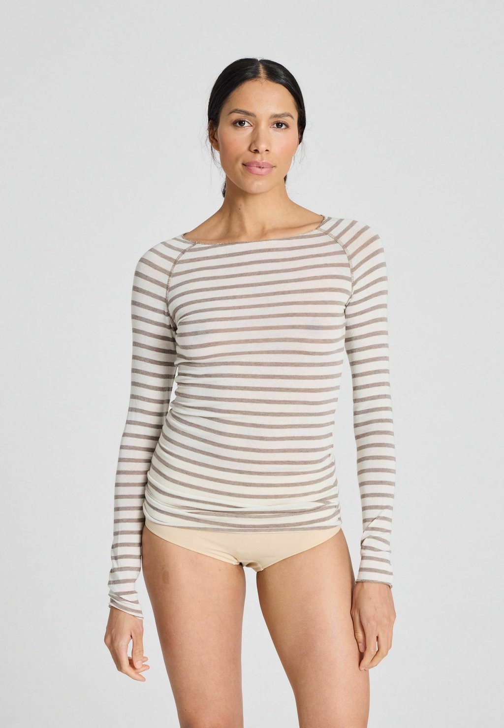 

Топ с длинными рукавами AMALIE SAILOR STRIPE GAI+LISVA, серый