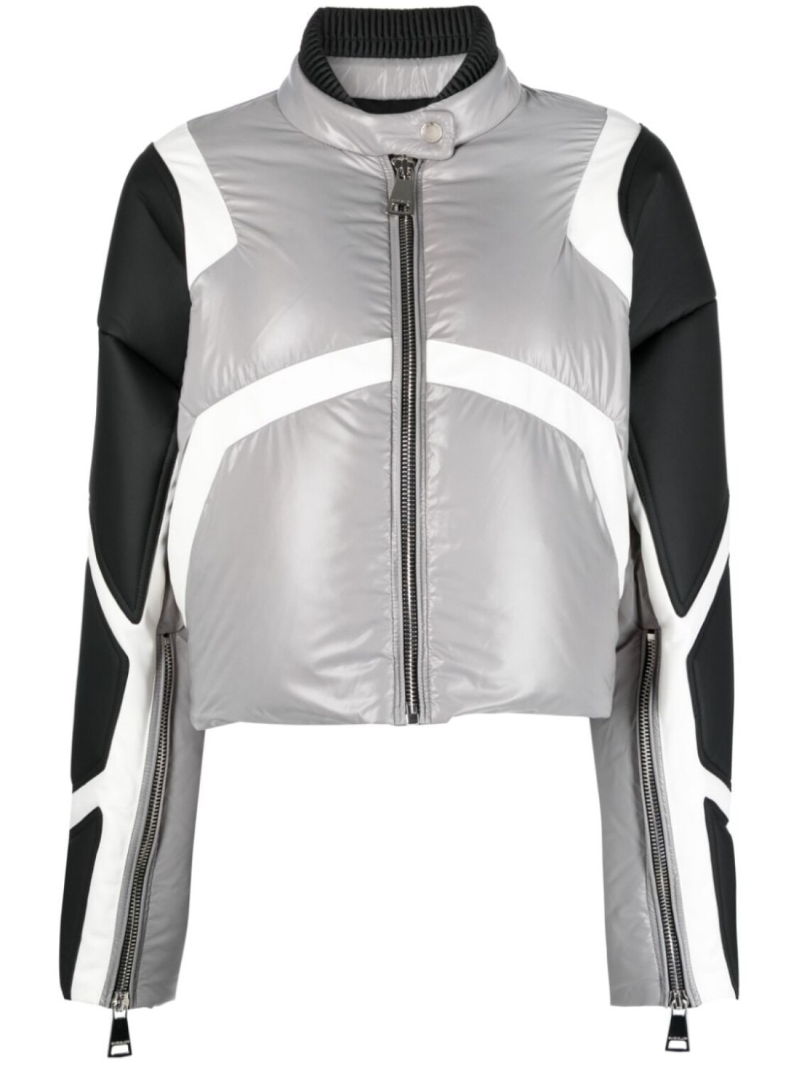 

Khrisjoy пуховик Khris Crop Biker, серый