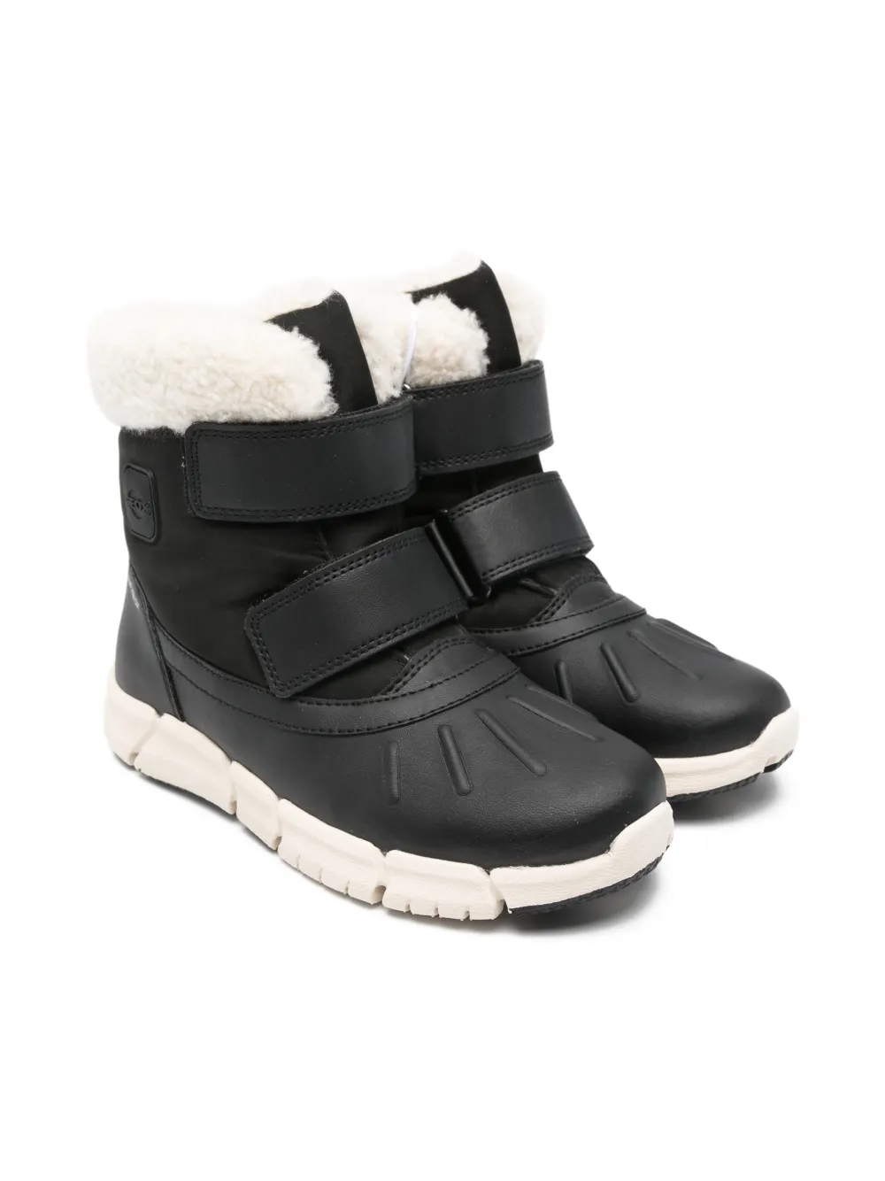 

Зимние ботинки Flexyper ABX на липучках Geox Kids, черный