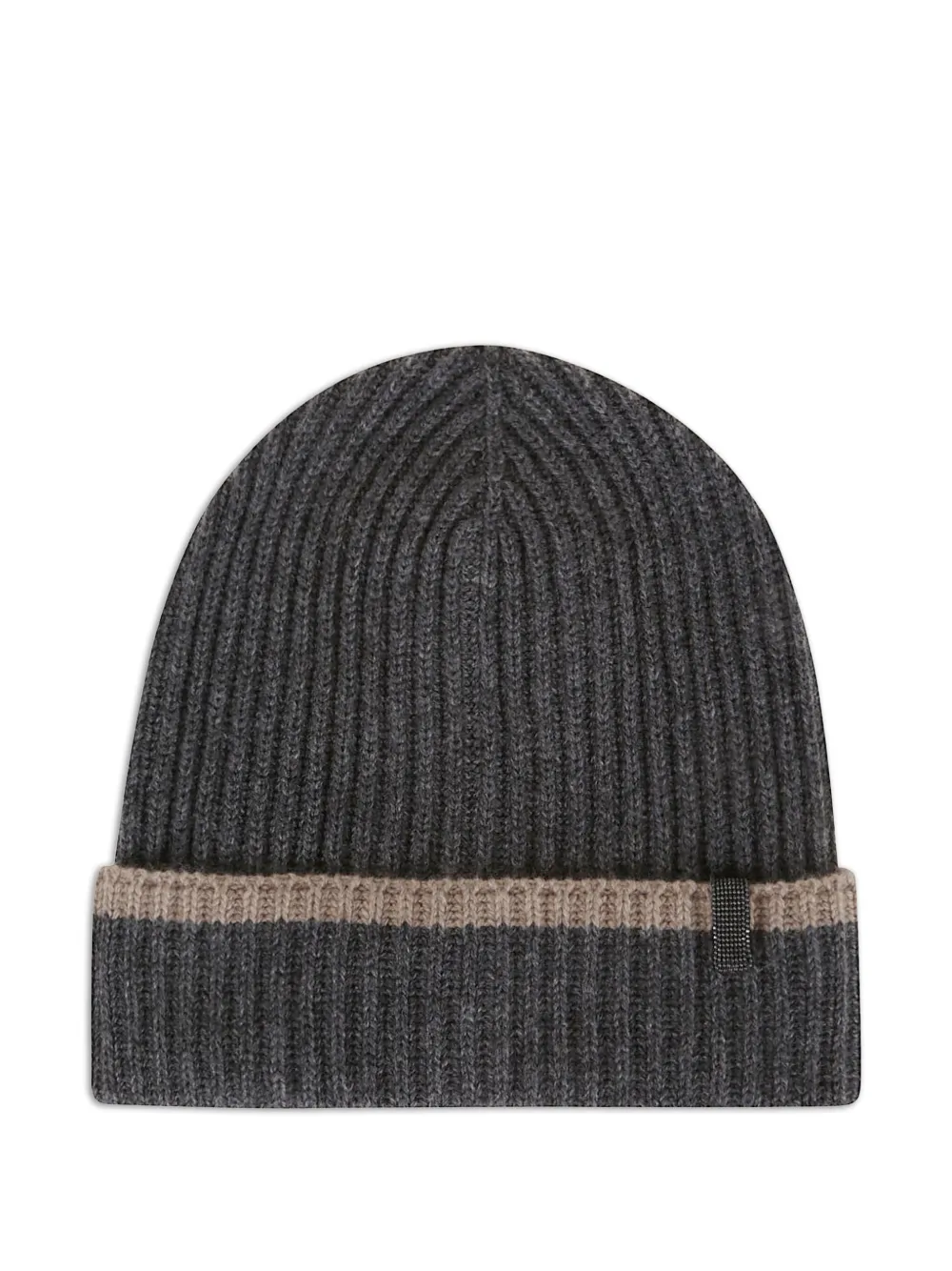 

Кашемировая шапка в рубчик Brunello Cucinelli, серый