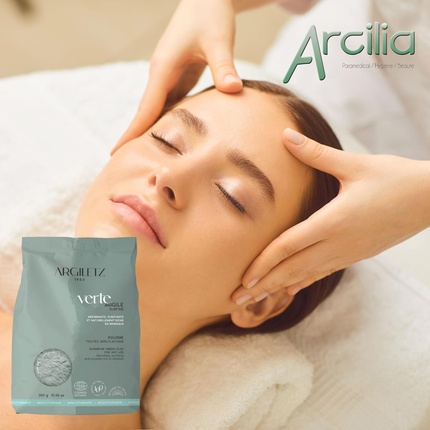 Маска для лица Arcilia — Argiletz сверхтонкая зеленая глина, 300 г — фото 3