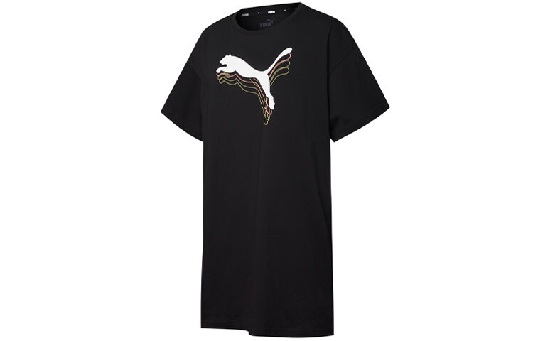 

Puma Женские шорты-платье с рукавами, цвет Black