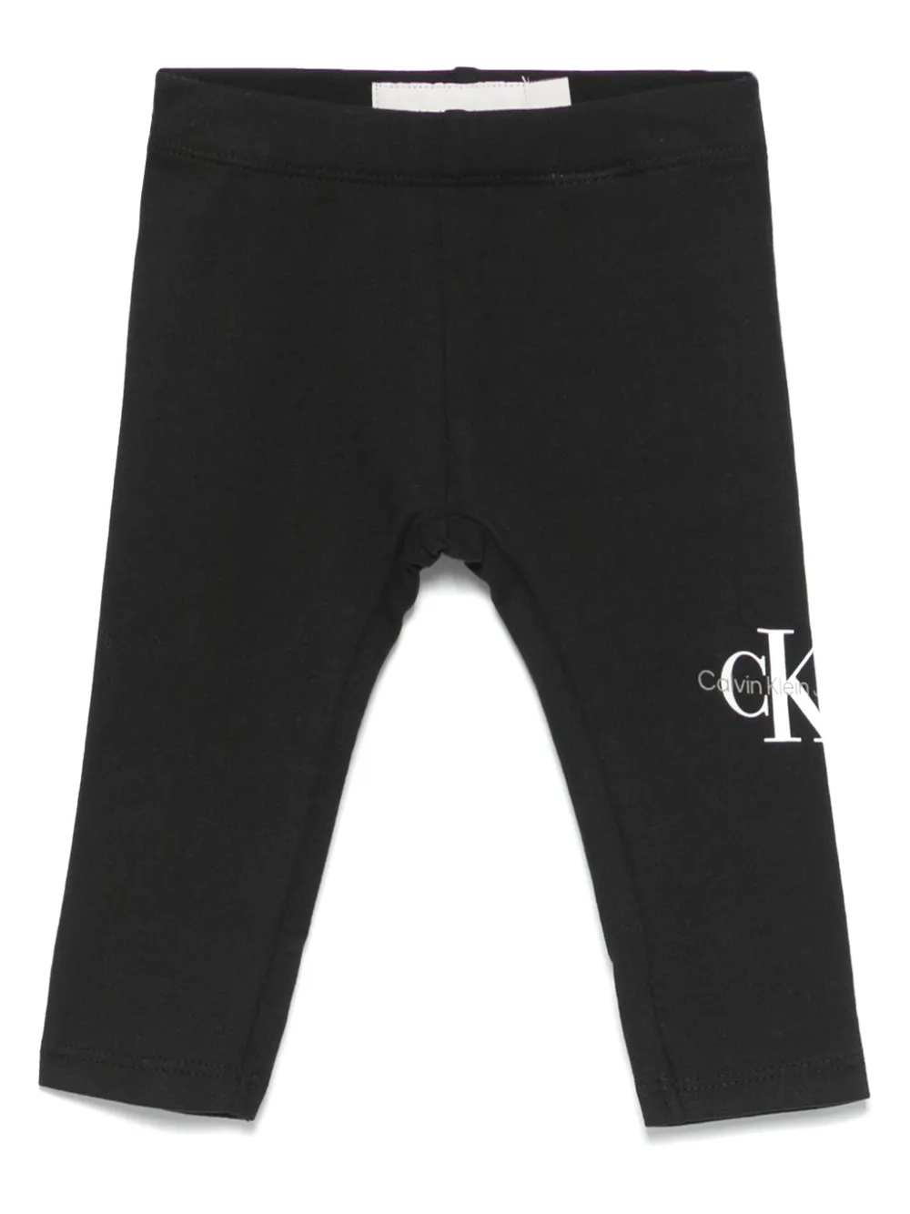 

Леггинсы с монограммой Calvin Klein Kids, черный