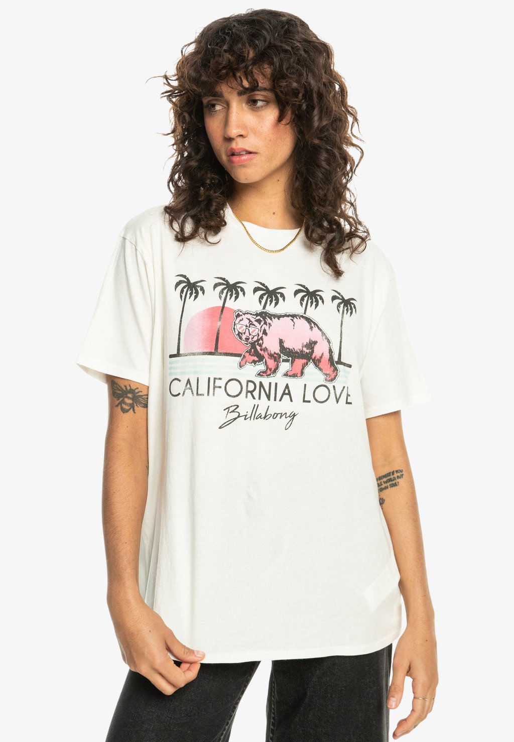 

Футболка с принтом CALIFORNIA LOVE Billabong, слоновая кость