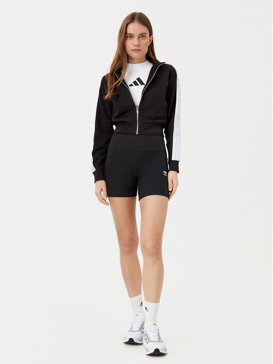Облегающие байкерские шорты Essentials JD1548 Adidas, черный — фото 2