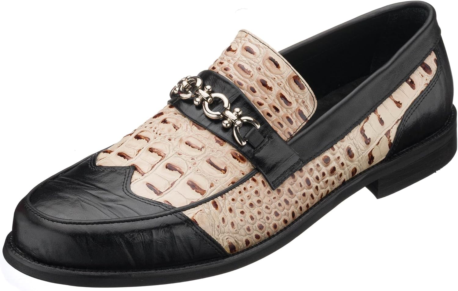 

Мужские черные и норковые кожаные лоферы DALGALA ручной работы, без шнурков, формальные модные туфли с пряжкой