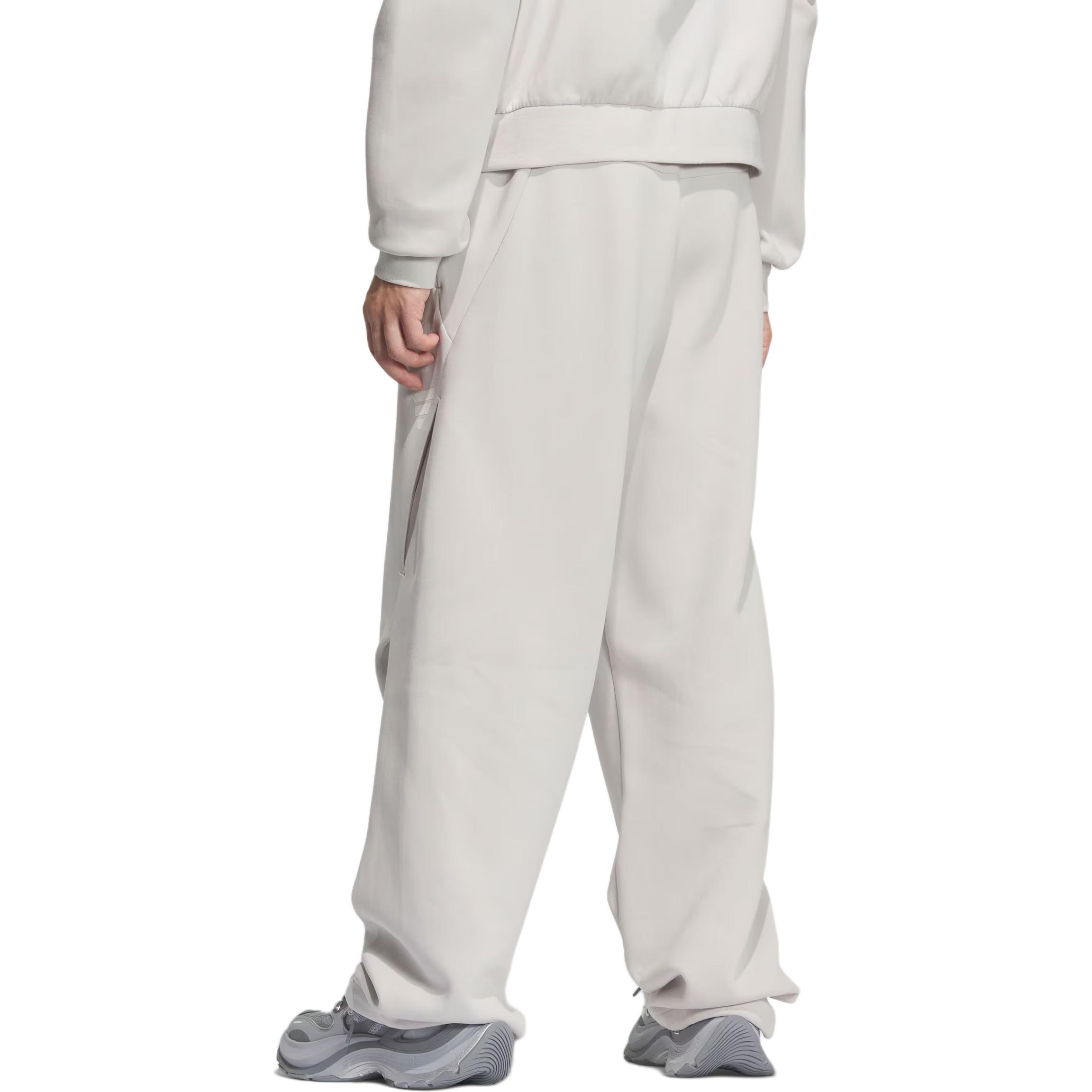 Брюки спортивные FOS SS25 KNIT TRACKSUIT BOTTOMS мужские Adidas, светло-серый — фото 4