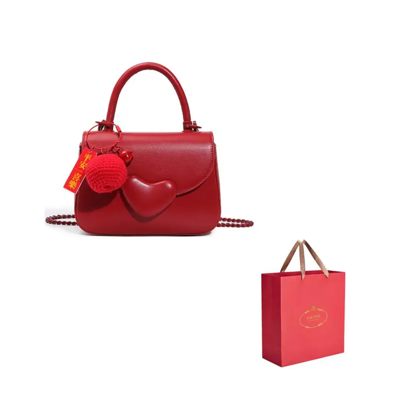 

PAYOT Женская красная сумка через плечо из микрофибры, Red