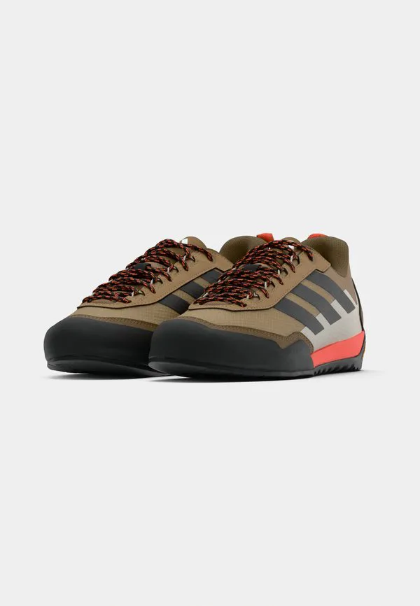 Обувь для одиночного подхода skychaser, походные ботинки Adidas Terrex, Cardboard/Carbon/Semi Impact Orange — фото 3