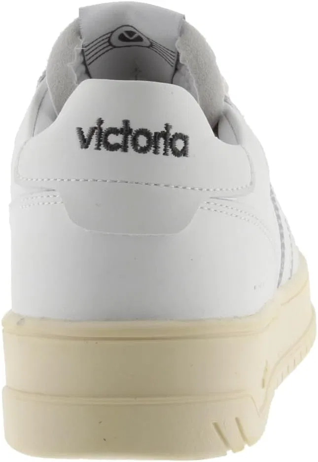 Кроссовки victoria Low-Top Unisex Seul Leather Effect White Monochrome & Perforated Toe 1257100 for Adults — фото 3