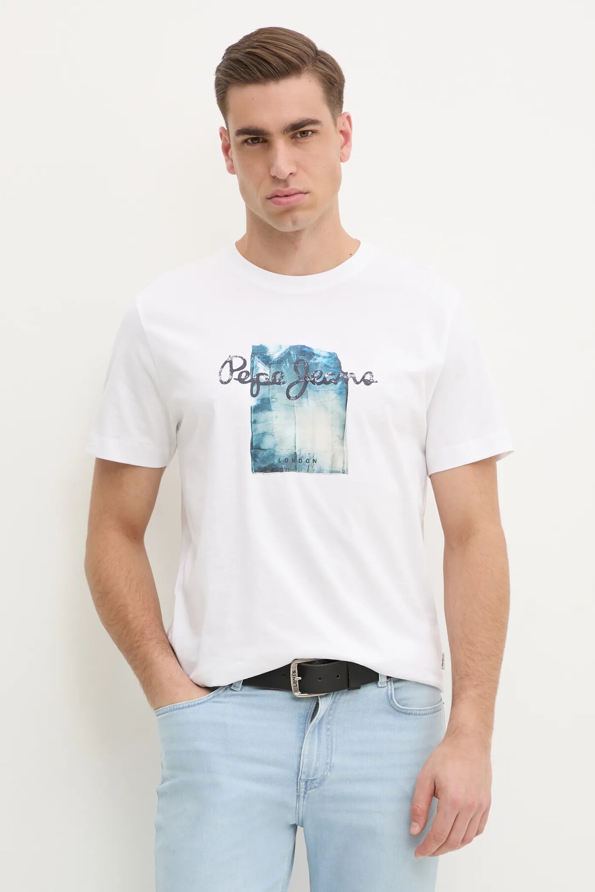 

Футболка из хлопка PRUSH Pepe Jeans, белый