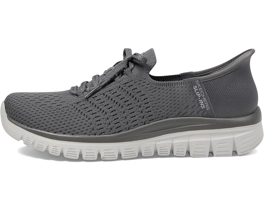 Кроссовки SKECHERS Graceful - First Blush Hands Free Slip-Ins, угольный — фото 4
