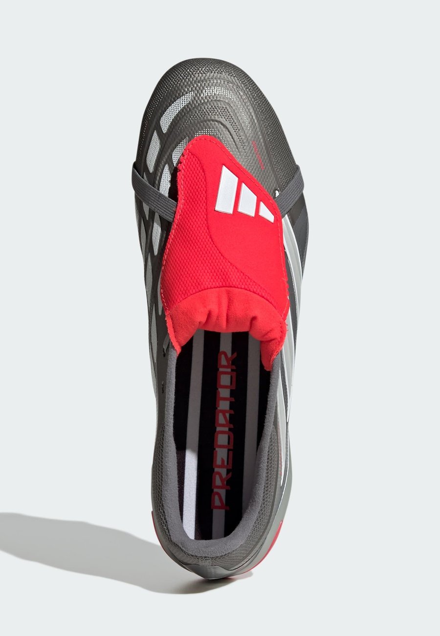 Кроссовки Adidas Performance Firm-ground football boots, Iron Metallic Metalic Lucid Red/Metallic Grey — фото 3