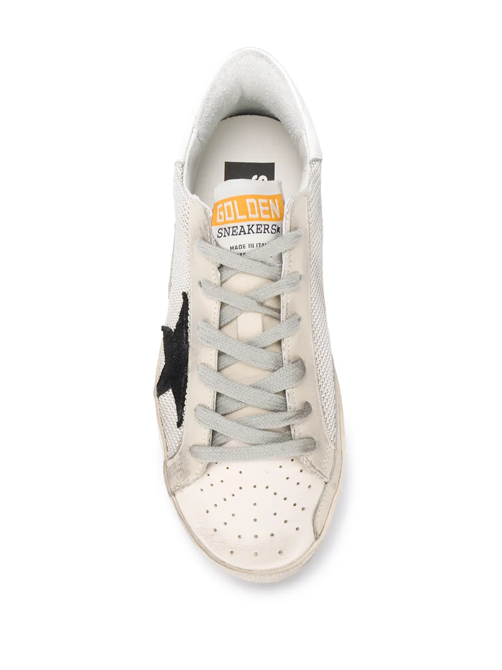 Кеды Superstar на шнуровке GOLDEN GOOSE, нейтральный — фото 4