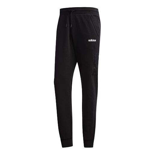 

Спортивные штаны adidas neo logo Cozy Casual Bundle Feet Sports Pants Black, черный