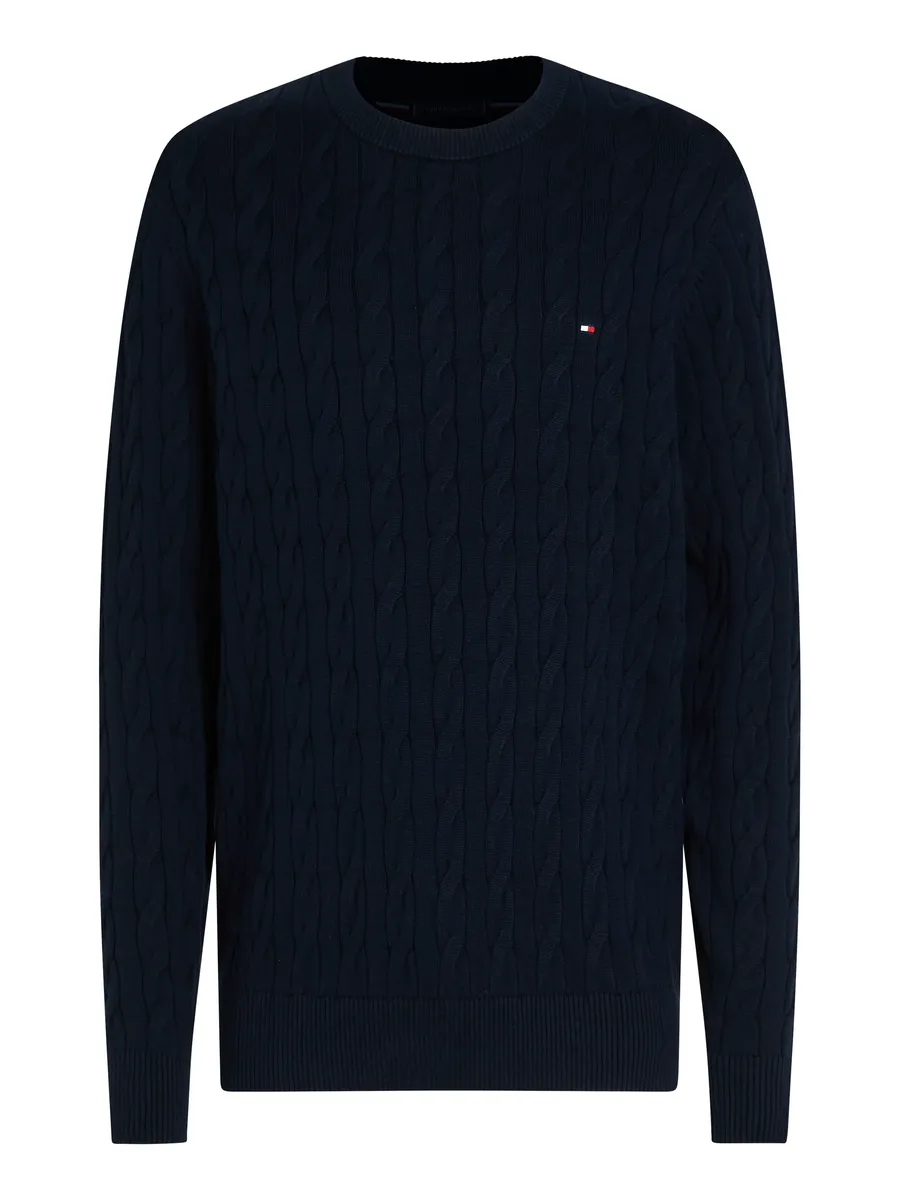 

Вязаный свитер Tommy Hilfiger "CLASSIC CABLE CREW NECK", цвет Desert Sky