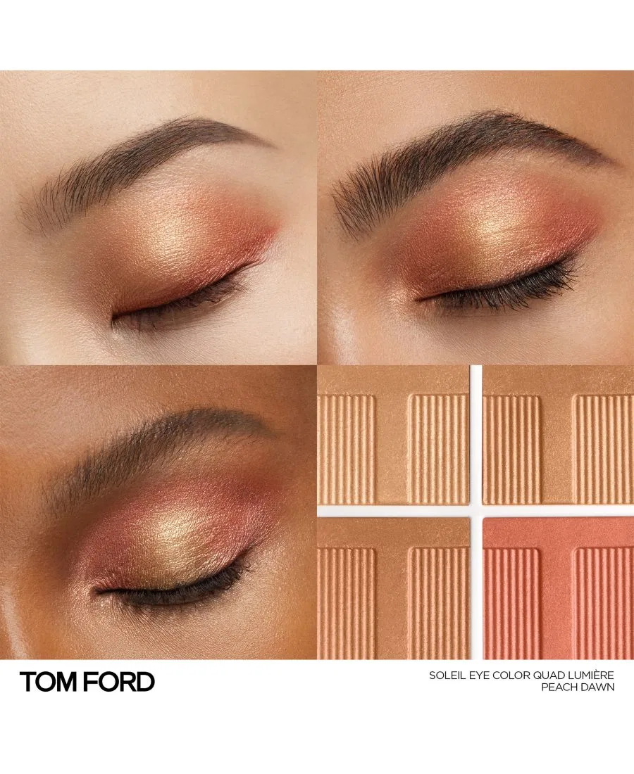 Палетка теней для век Soleil Eye Color Quad Lumiere, 7 г Tom Ford, 41 peach dawn — фото 2