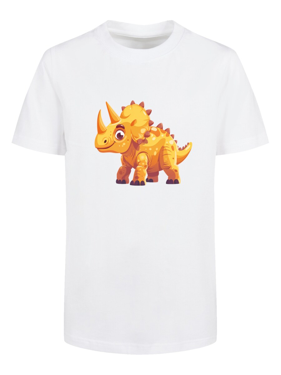 

Рубашка F4NT4STIC Cute Triceratops Dinosaur Toy, белый