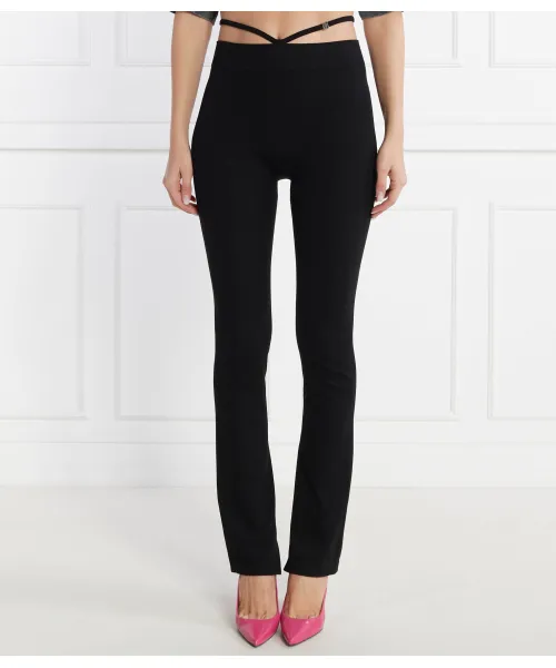 

Брюки Норхидея Flare fit Hugo, черный