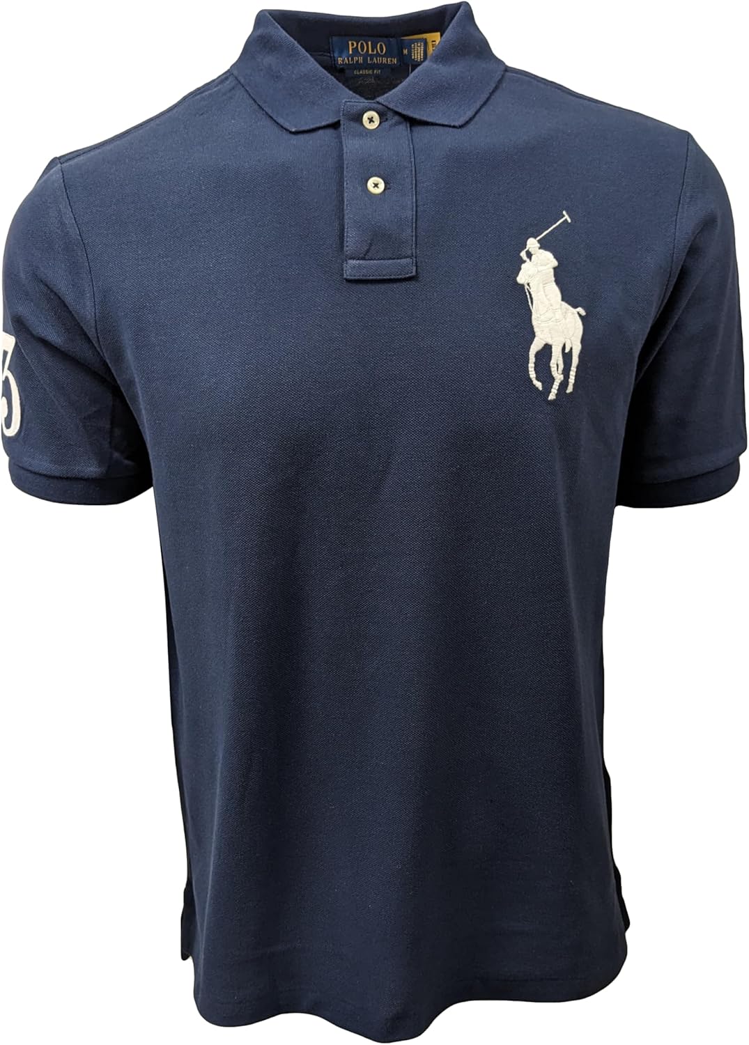 

POLO RALPH LAUREN Мужская поло классического кроя Big Pony, Navy (White Pony), Белый, POLO RALPH LAUREN Мужская поло классического кроя Big Pony, Navy (White Pony)