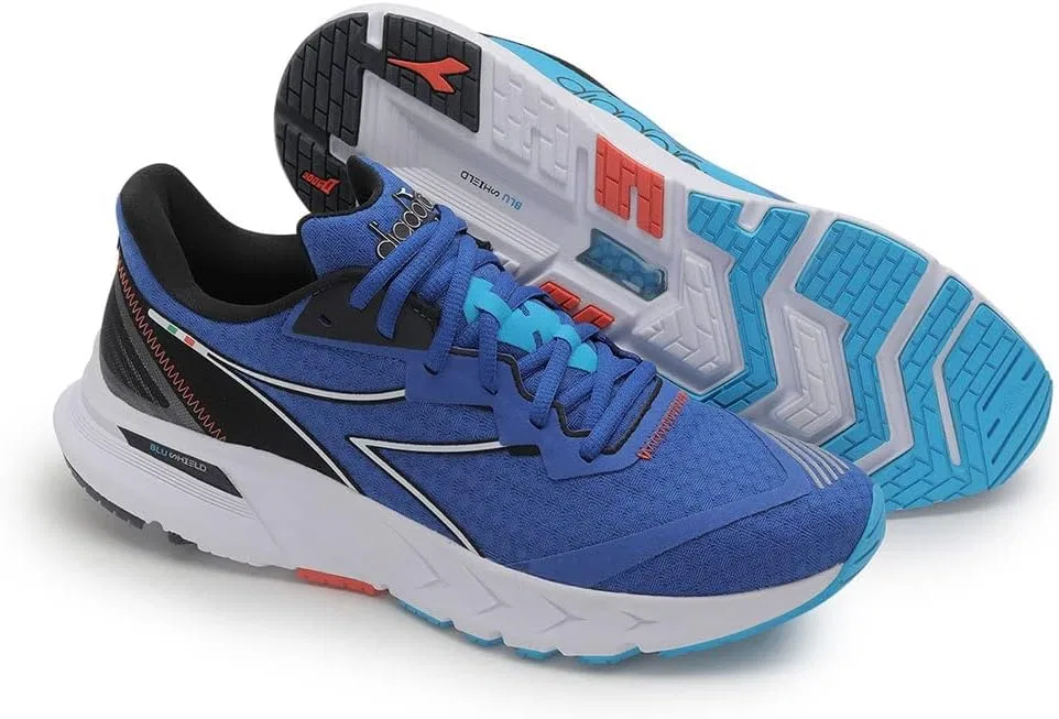 Мужские кроссовки Diadora Mythos Blushield Volo 2 желтого цвета для легкой атлетики — фото 2