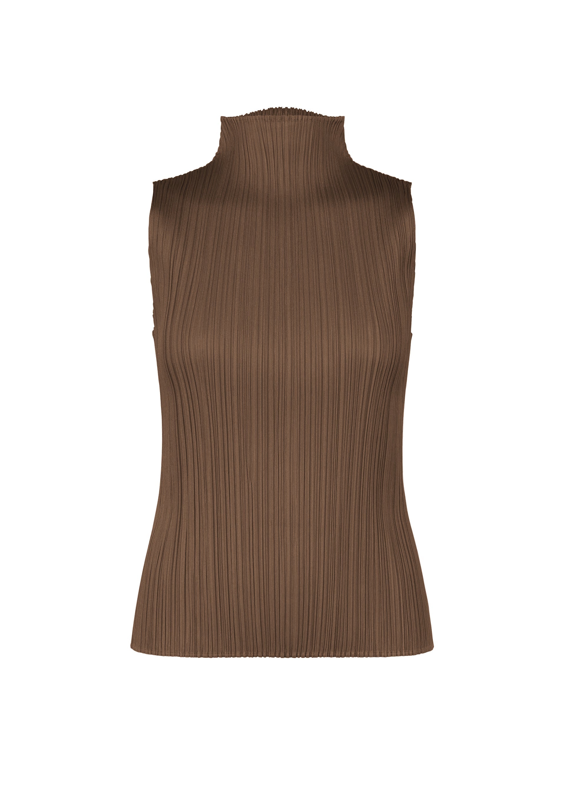 

Топ new colorful basics 4 Pleats Please Issey Miyake, коричневый