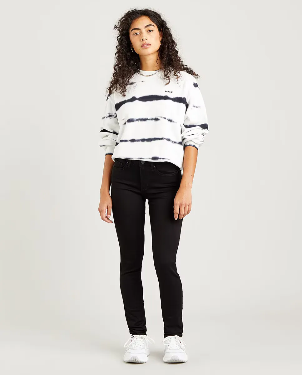 

Женские джинсы скинни 311 с завышенной талией Levi's, черный