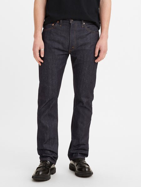 Винтажная одежда LEVI'S 1967 505 Жесткие джинсы Levi's, Dark Indigo - Flat Finish