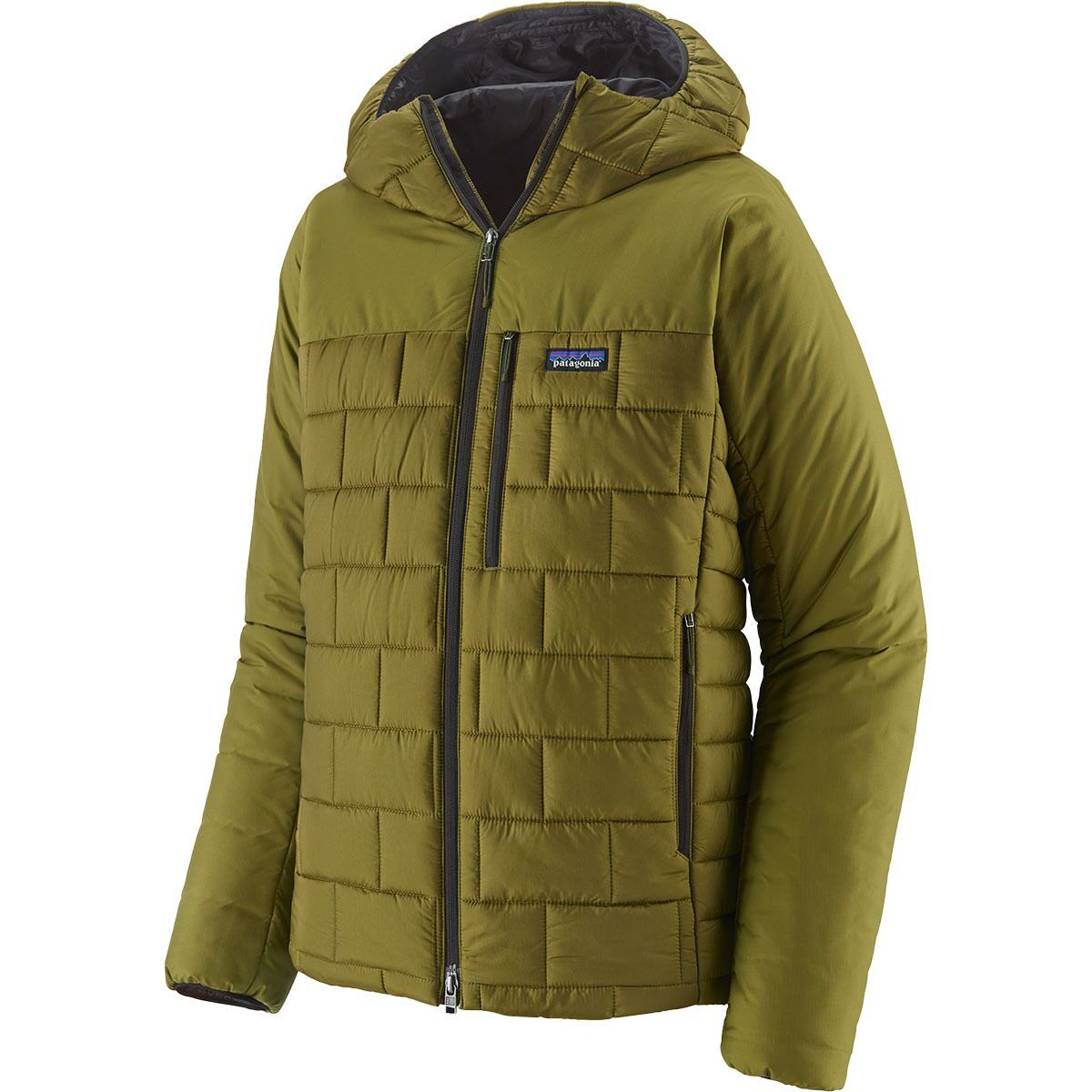 

Куртка Hi-Loft Nano Puff с капюшоном Patagonia, зеленый