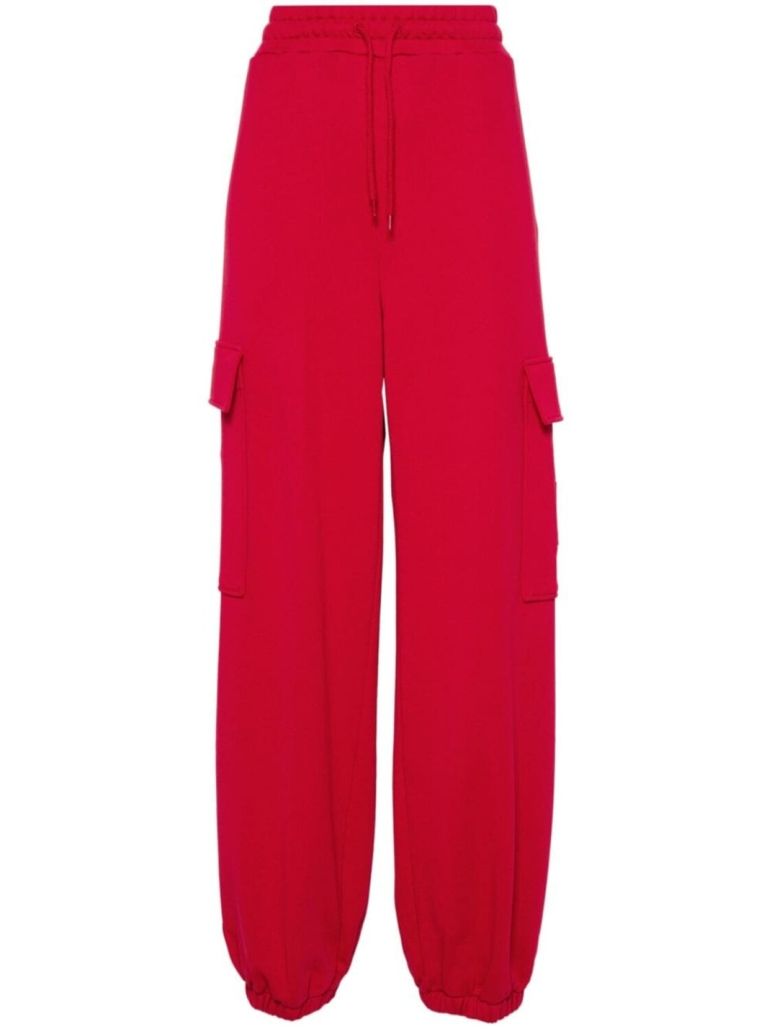 

Moschino спортивные брюки с нашивкой-логотипом, красный