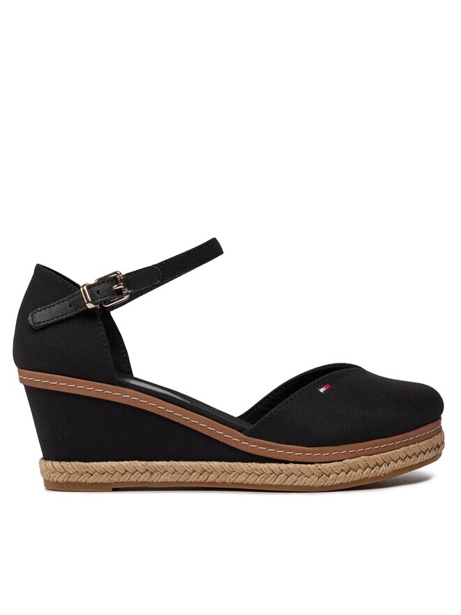

Эспадрильи Basic Close Toe Mid Wedge Tommy Hilfiger, черный