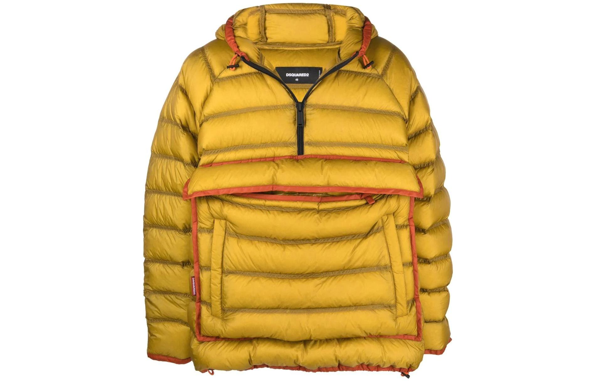 

DSQUARED 2 Куртка с контрастной отделкой, Yellow