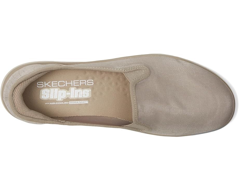 Лоферы SKECHERS Performance On-the-go Flex Radiant Hands Free Slip-ins - Ssiren, серо-коричневый — фото 2
