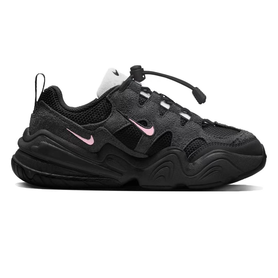 Nike Tech Hera Pink Fuchsia Beauty низкие повседневные кроссовки Unisex черный розовый — фото 3