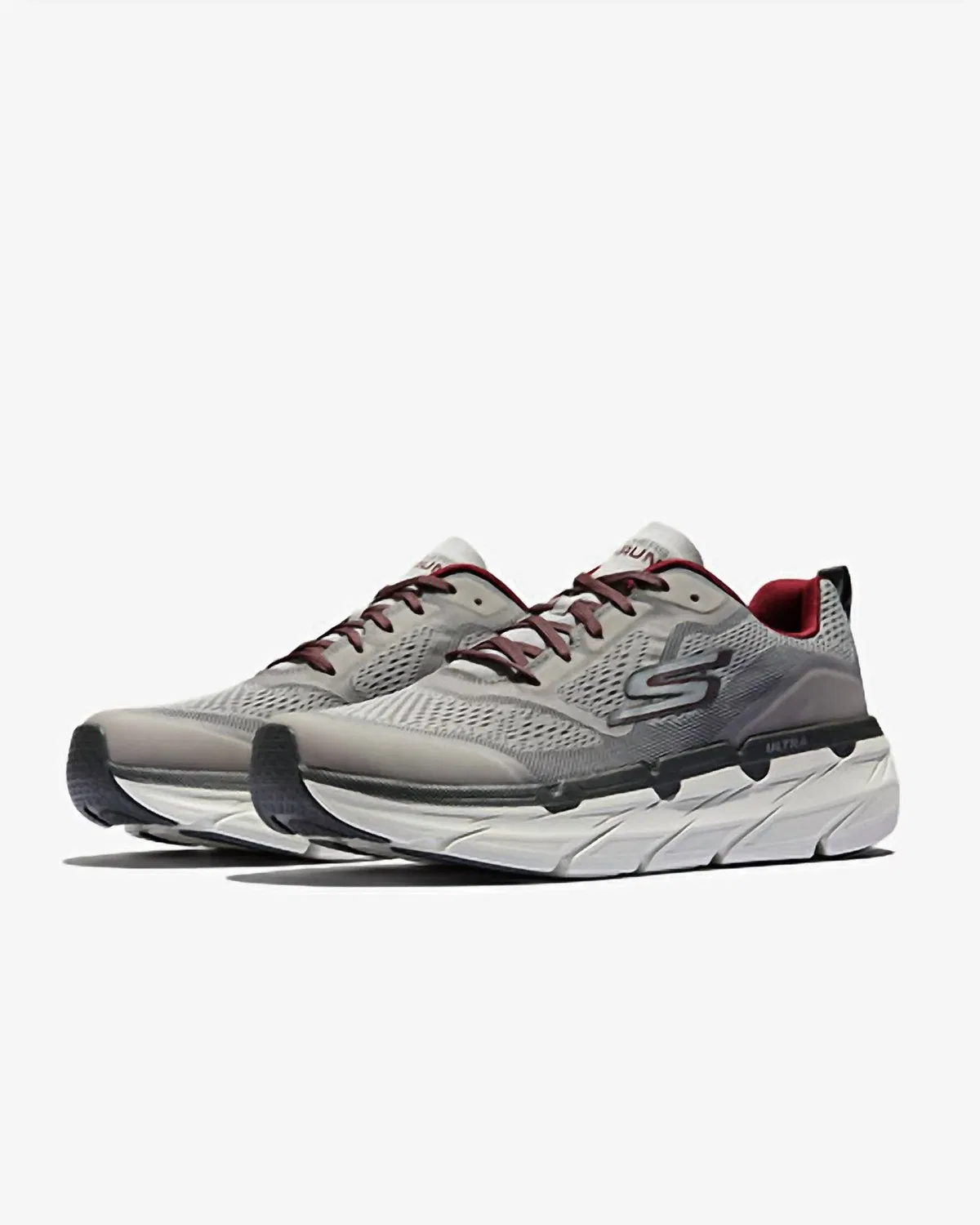 Skechers Мужские беговые кроссовки Vantage серо-красного цвета — фото 3