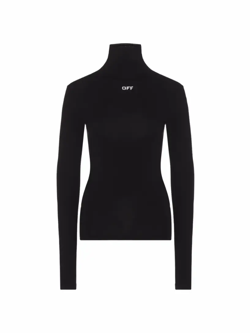 

Водолазка с логотипом Off-Stamp Off-White, черный