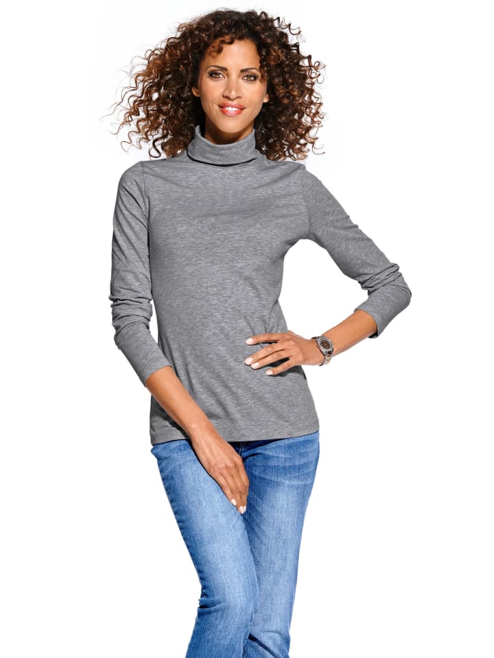 

Heine Водолазка серого меланжевого цвета